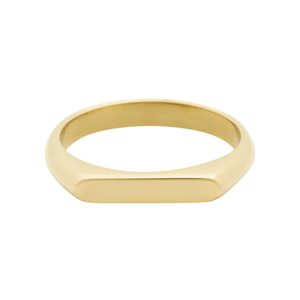 Anillo Minimal Bañado en Oro 18k