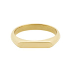 Anillo Minimal Bañado en Oro 18k