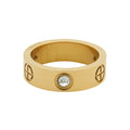 Anillo Glamour Bañado en Oro 18k