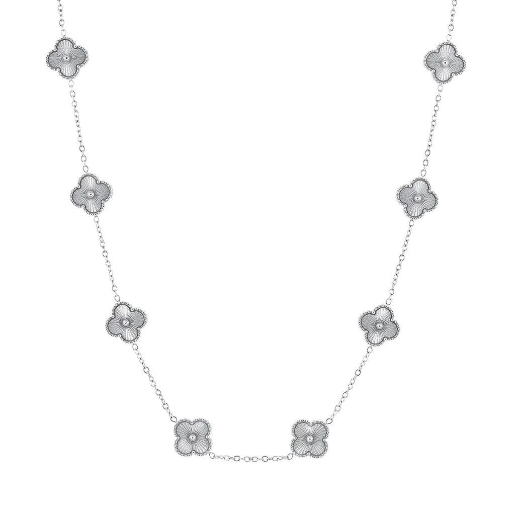 Collar Trébol - Plata