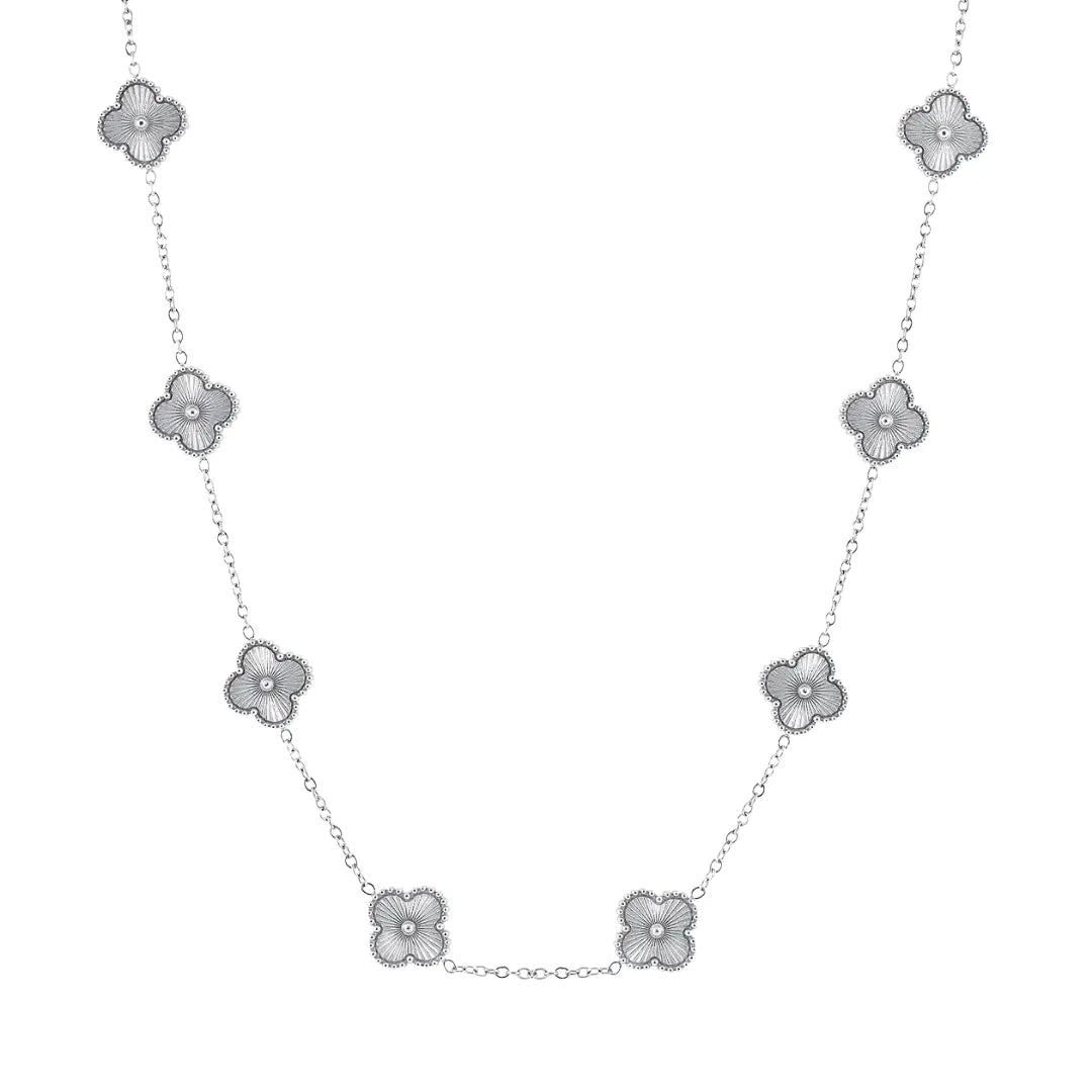 Collar Trébol - Plata