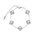 Pulsera Trébol - Plata