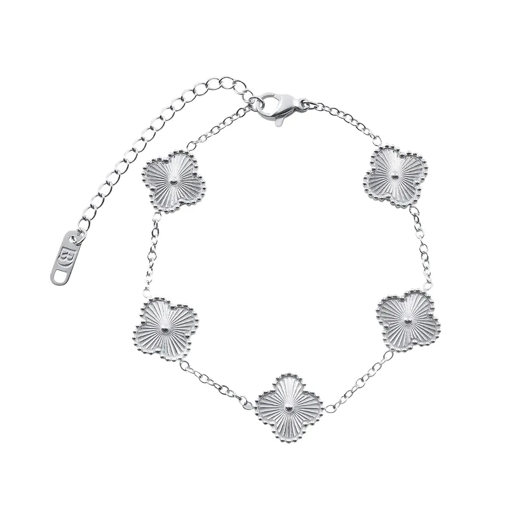 Pulsera Trébol - Plata